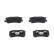 Brake Pad Set, disc brake KBP-5515 Kavo parts, Thumbnail 2