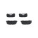 Brake Pad Set, disc brake KBP-5515 Kavo parts, Thumbnail 4