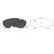 Brake Pad Set, disc brake KBP-5516 Kavo parts