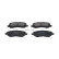 Brake Pad Set, disc brake KBP-5516 Kavo parts, Thumbnail 2