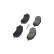 Brake Pad Set, disc brake KBP-5516 Kavo parts, Thumbnail 3