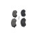 Brake Pad Set, disc brake KBP-5516 Kavo parts, Thumbnail 5