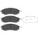 Brake Pad Set, disc brake KBP-5517 Kavo parts