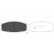 Brake Pad Set, disc brake KBP-5527 Kavo parts
