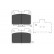 Brake Pad Set, disc brake KBP-5531 Kavo parts