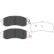 Brake Pad Set, disc brake KBP-5533 Kavo parts