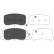 Brake Pad Set, disc brake KBP-5534 Kavo parts