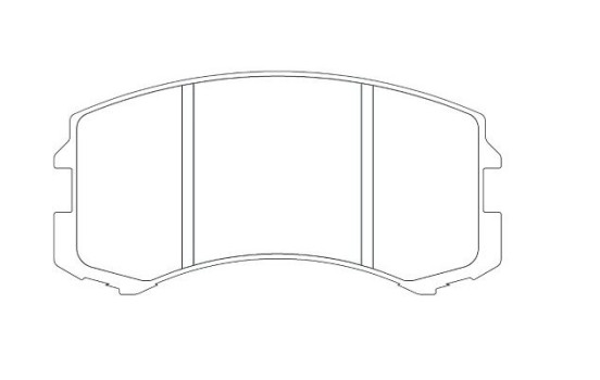 Brake Pad Set, disc brake KBP-5537 Kavo parts