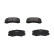 Brake Pad Set, disc brake KBP-5537 Kavo parts, Thumbnail 2