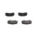 Brake Pad Set, disc brake KBP-5537 Kavo parts, Thumbnail 4