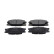 Brake Pad Set, disc brake KBP-5539 Kavo parts, Thumbnail 2