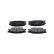 Brake Pad Set, disc brake KBP-5539 Kavo parts, Thumbnail 4
