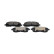 Brake Pad Set, disc brake KBP-5543 Kavo parts, Thumbnail 2