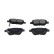 Brake Pad Set, disc brake KBP-5562 Kavo parts, Thumbnail 2