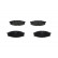 Brake Pad Set, disc brake KBP-6501 Kavo parts, Thumbnail 4