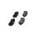 Brake Pad Set, disc brake KBP-6502 Kavo parts, Thumbnail 3