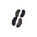 Brake Pad Set, disc brake KBP-6505 Kavo parts, Thumbnail 3