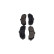 Brake Pad Set, disc brake KBP-6505 Kavo parts, Thumbnail 5