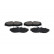 Brake Pad Set, disc brake KBP-6506 Kavo parts, Thumbnail 2