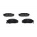 Brake Pad Set, disc brake KBP-6510 Kavo parts, Thumbnail 2