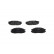 Brake Pad Set, disc brake KBP-6510 Kavo parts, Thumbnail 4