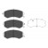 Brake Pad Set, disc brake KBP-6514 Kavo parts