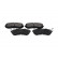 Brake Pad Set, disc brake KBP-6514 Kavo parts, Thumbnail 2