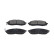 Brake Pad Set, disc brake KBP-6518 Kavo parts, Thumbnail 2