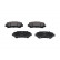 Brake Pad Set, disc brake KBP-6519 Kavo parts, Thumbnail 2