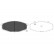 Brake Pad Set, disc brake KBP-6520 Kavo parts
