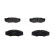 Brake Pad Set, disc brake KBP-6523 Kavo parts, Thumbnail 2