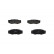 Brake Pad Set, disc brake KBP-6523 Kavo parts, Thumbnail 4