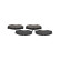 Brake Pad Set, disc brake KBP-6524 Kavo parts, Thumbnail 4