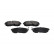 Brake Pad Set, disc brake KBP-6528 Kavo parts, Thumbnail 2