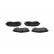 Brake Pad Set, disc brake KBP-6528 Kavo parts, Thumbnail 4