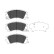 Brake Pad Set, disc brake KBP-6532 Kavo parts