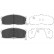 Brake Pad Set, disc brake KBP-6533 Kavo parts