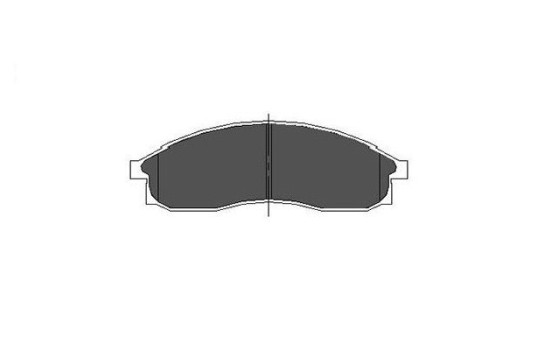Brake Pad Set, disc brake KBP-6534 Kavo parts, Image 2