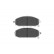 Brake Pad Set, disc brake KBP-6540 Kavo parts
