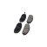 Brake Pad Set, disc brake KBP-6540 Kavo parts, Thumbnail 3