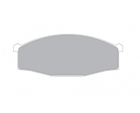 Brake Pad Set, disc brake KBP-6551 Kavo parts