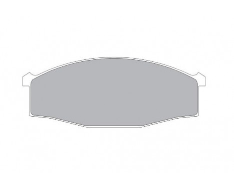 Brake Pad Set, disc brake KBP-6551 Kavo parts, Image 2