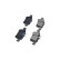 Brake Pad Set, disc brake KBP-6554 Kavo parts, Thumbnail 3