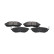 Brake Pad Set, disc brake KBP-6557 Kavo parts, Thumbnail 2