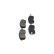 Brake Pad Set, disc brake KBP-6557 Kavo parts, Thumbnail 5