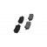 Brake Pad Set, disc brake KBP-6559 Kavo parts, Thumbnail 3