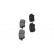 Brake Pad Set, disc brake KBP-6559 Kavo parts, Thumbnail 5