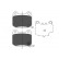 Brake Pad Set, disc brake KBP-6562 Kavo parts