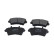 Brake Pad Set, disc brake KBP-6563 Kavo parts, Thumbnail 2