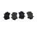 Brake Pad Set, disc brake KBP-6563 Kavo parts, Thumbnail 2
